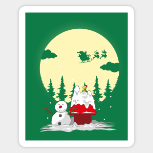 Snowy Christmas Sticker